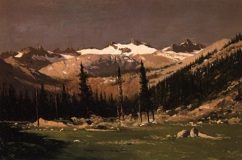 William Bradford Mount Lyell Above Yosemite